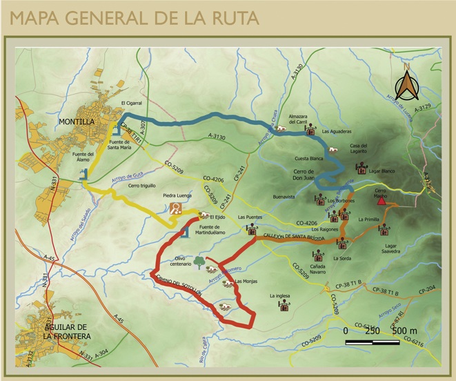 Mapa general del Corredor Verde